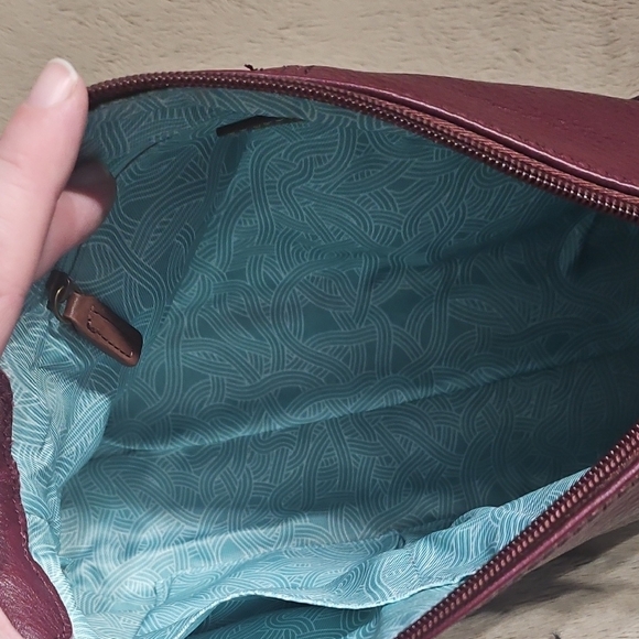 The Sak Plum Leather Shoulder Bag - Picture 9 of 16